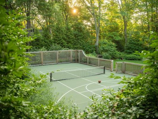 景观设计, Gregory Lombardi Design, Wellesley, Sport Court