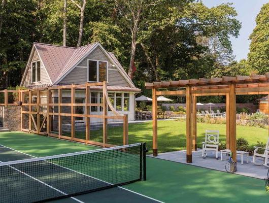 Tennis court design by Matthew Cunningham 景观 Design